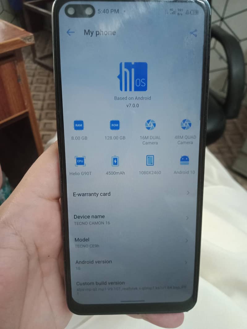 Tecno Camon 16 1