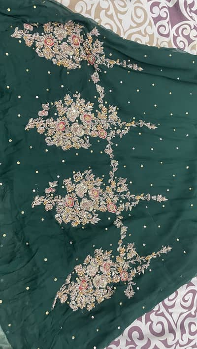 Pure Chiffon Heavy Embroidered Maxi – Like New