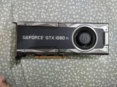 evga gtx 1080ti 11gb founder edition blower version with rgb led light
