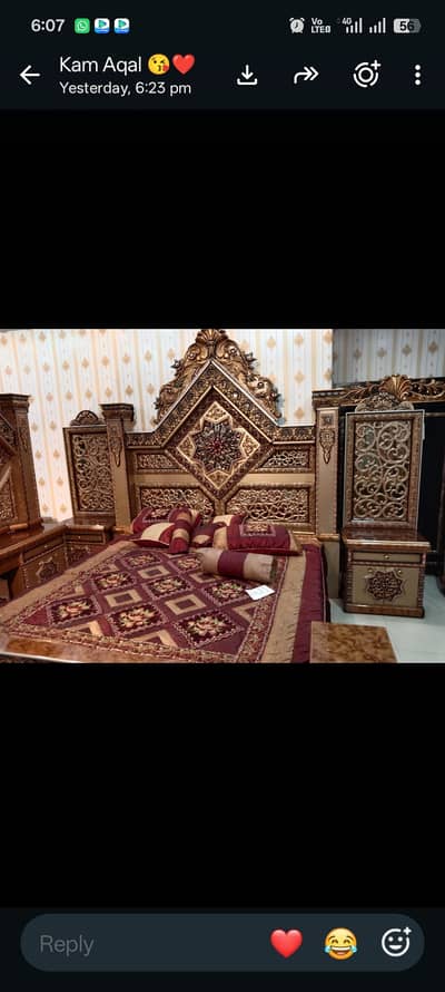 Bedroom furniture. . master bed side table dressing table chairs