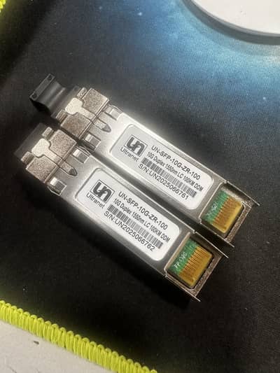 Ultranet 10G SFP+ ZR 100KM 1550nm Duplex LC Transceiver Pair