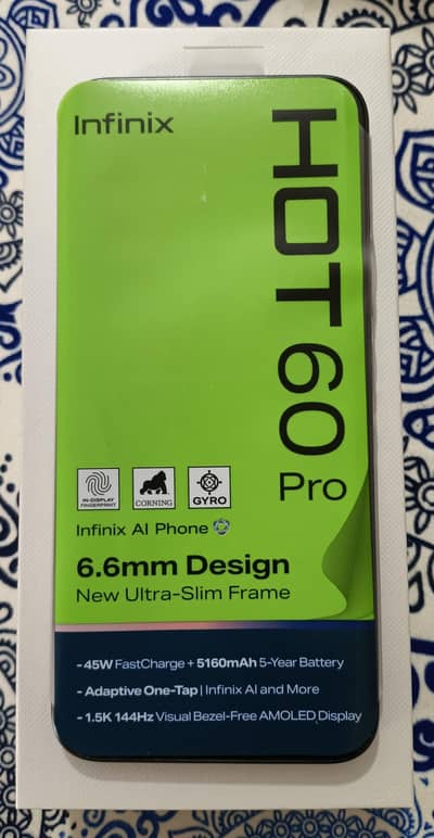 Brand New Infinix Hot 60 Pro Upto 4 Major Upgrades