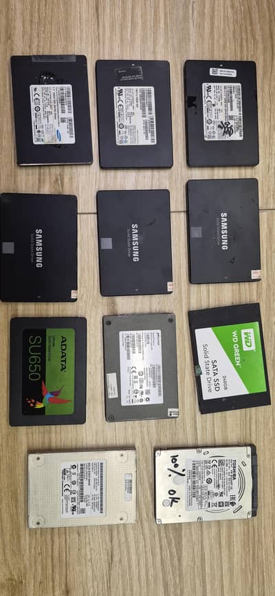 Samsung and Toshiba SSD