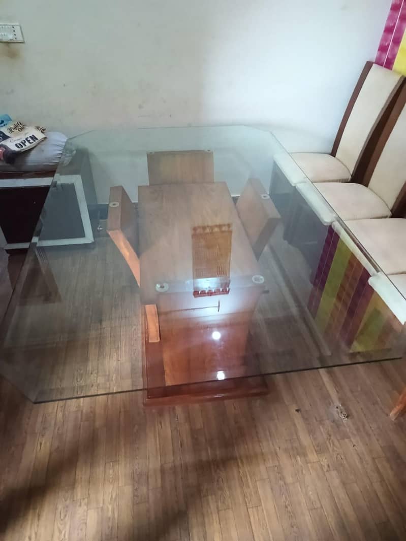 Dining table 6 chear 4