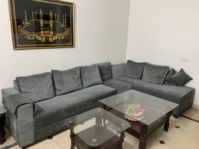 L shape sofa - 7 seater
