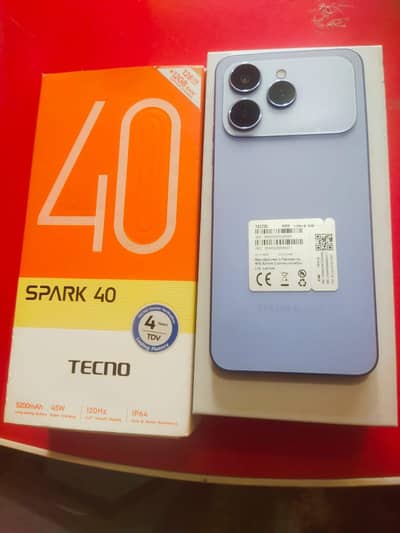Infinix spark40 all ok box kampleet 7mhant wti