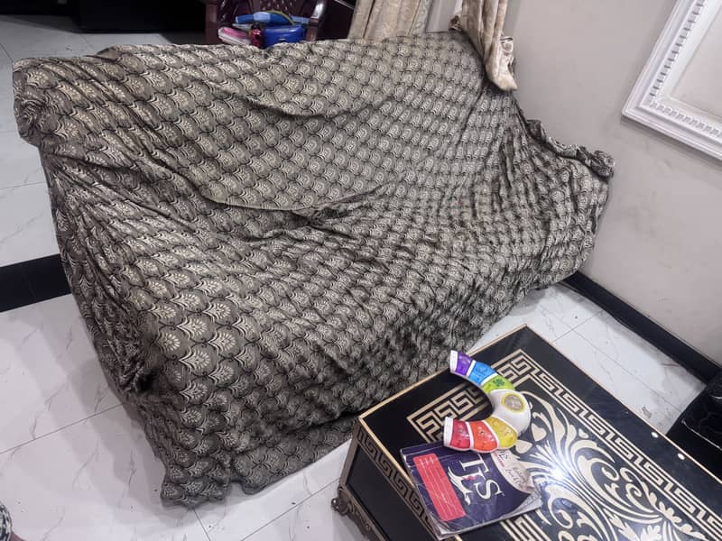Complete 3+2+1 Sofa Set With Covers 4