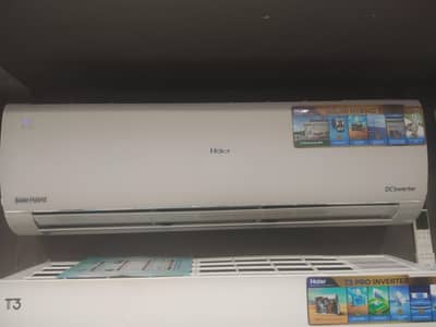 Haier Solar Hybrid T3 Plus DC Inverter AC 1.5 Ton, Free Installation