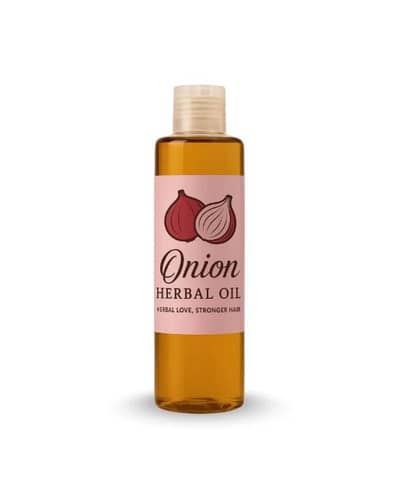 Home made onion oil