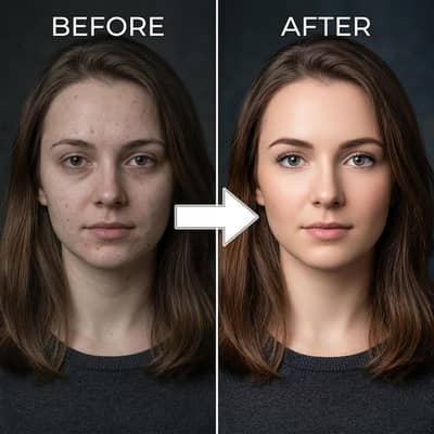 Photo Retouching Services (Good Quality)