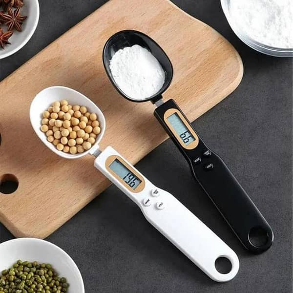 Digital Spoon Scale | Digital Measuring Spoon Scale 0.1g Accurate | Digital Kitchen Spoon Scale with LCD Display 0.1-500g | Electronic Food Weight Measuring Spoon | Kitchen Food Coffee Spice Weight Scale | Digital Spoon Scale for Baking, Spices & Coffee