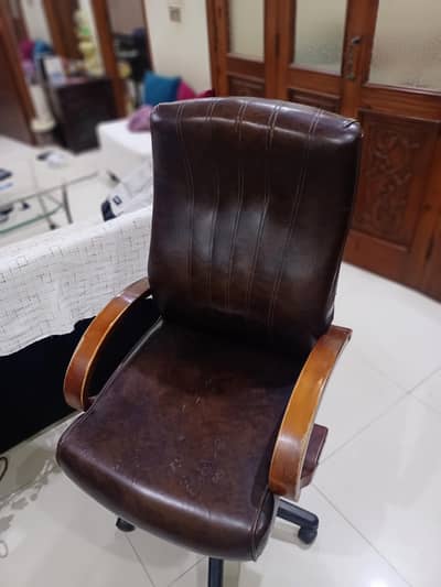 office chair brown