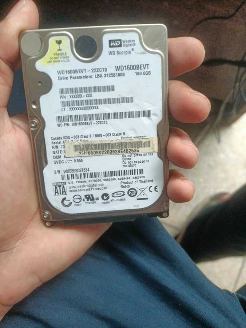 hard disk laptop 0