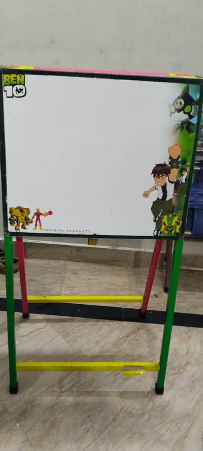 Used White/black board with standing. . for kids writing