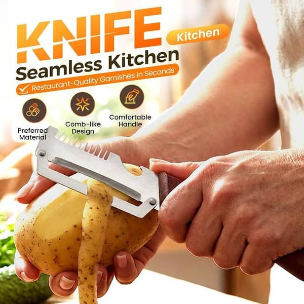 2026 3in1 New Multi functional Vegetable Peeler Ktchen Multi function Stainless Steel Thickened