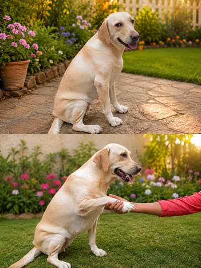 gold Labrador