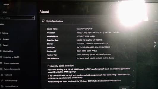Dell Latitude Laptop corei5 7th generation Laptop/Excellent condition