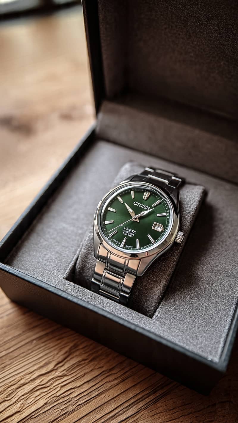 Citizen Automatic Green Dial 0