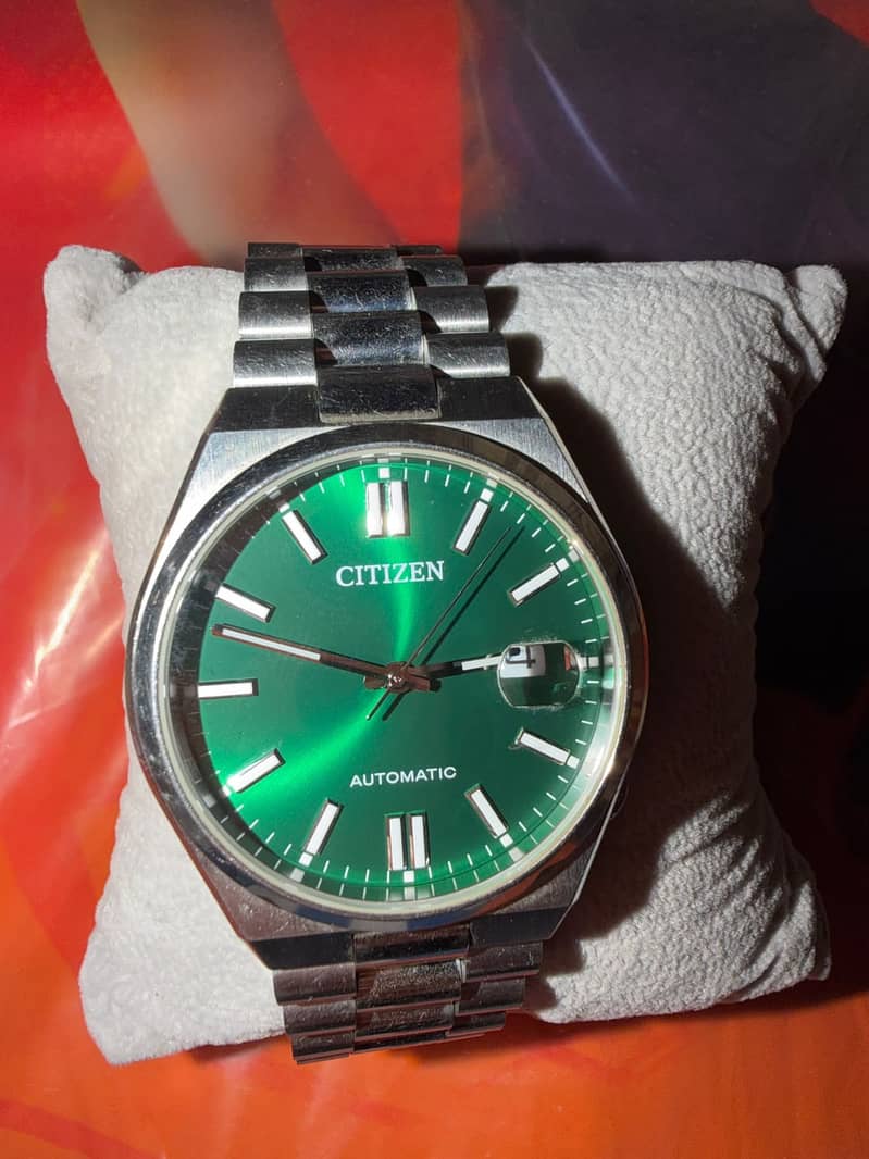 Citizen Automatic Green Dial 2