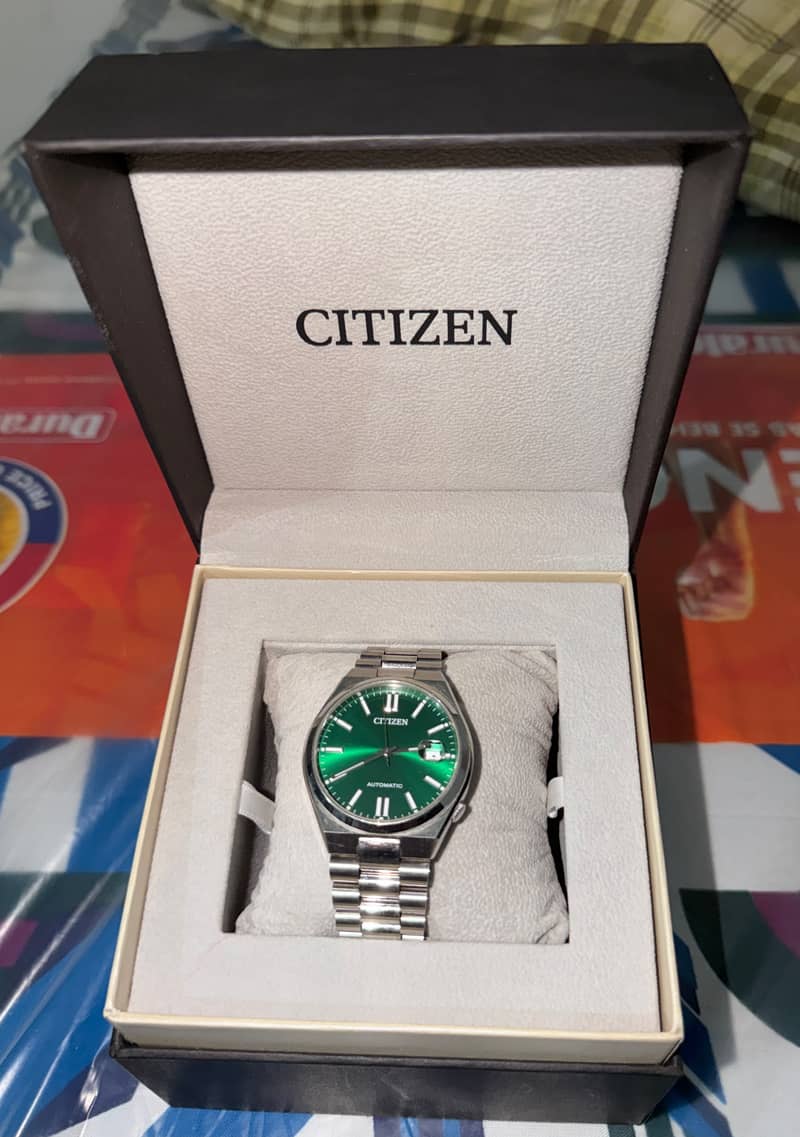 Citizen Automatic Green Dial 4