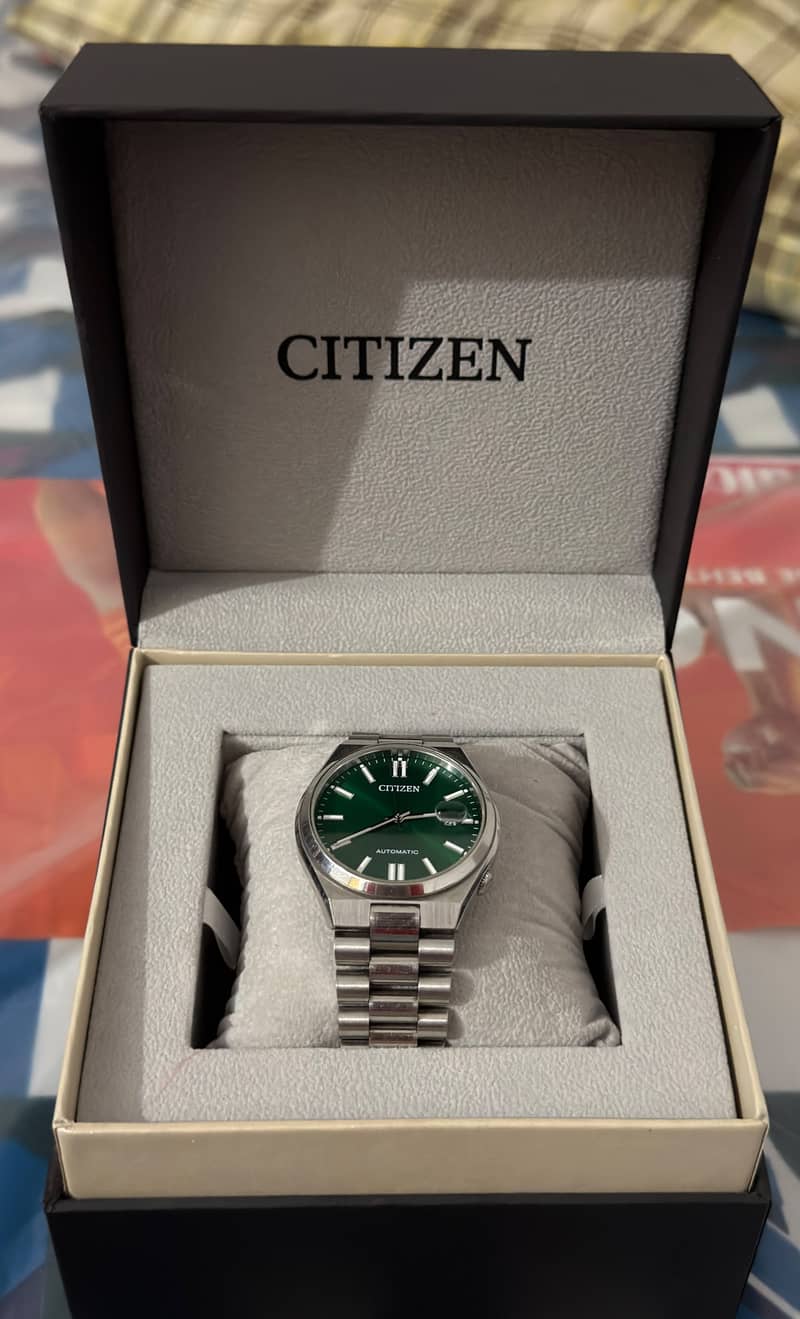 Citizen Automatic Green Dial 5