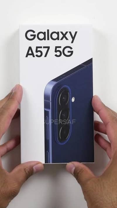 New Samsung Galaxy A57 with box for sale / 4 days used