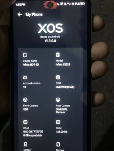 infinix HOT 40i better 5000Mah 8 128