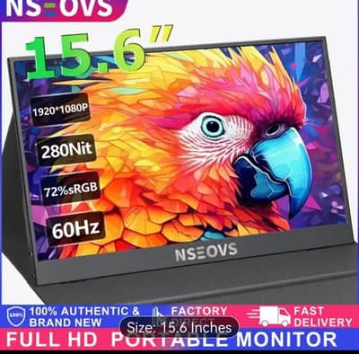 15.6 portable monitor excellent for PS4/ ps5
