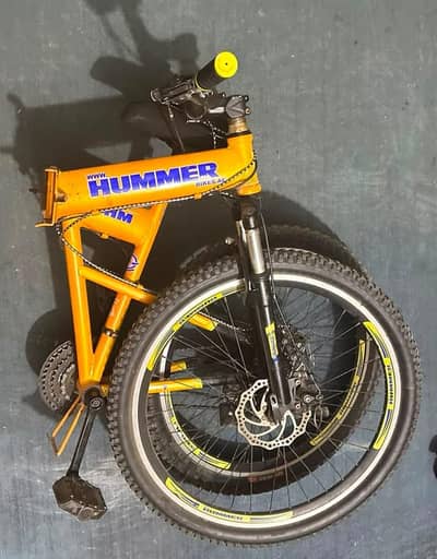 Hummer 21-Speed Folding Mountain Bike (Dubai Import / American Brand)