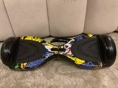 6.5" Self-Balancing Hoverboard – Graffiti/Joker Design – Black