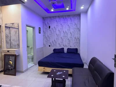 Fully Furnished Studio Flat Available For Rent Near By Expo Centre Block H-3 Johar Town Phase 2 Lahore.