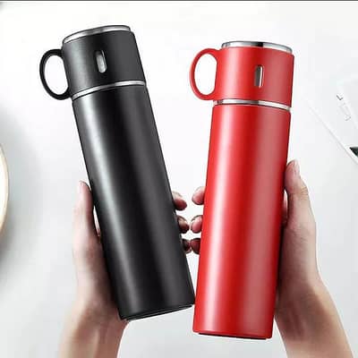 Stainless Steel Vacuum Flask Hot & Cold Thermos Bottle