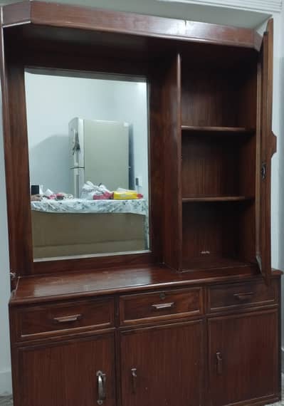 wooden showcase
