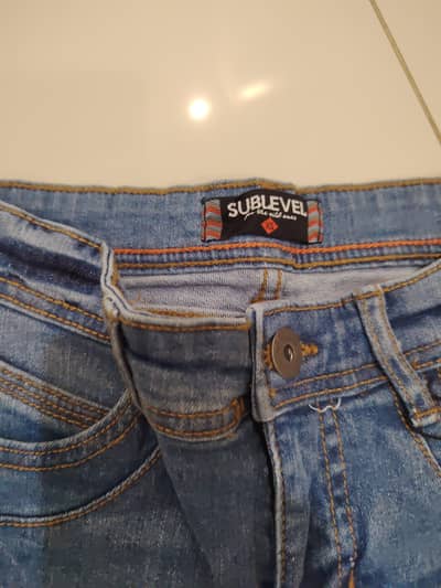 Denim  shorts