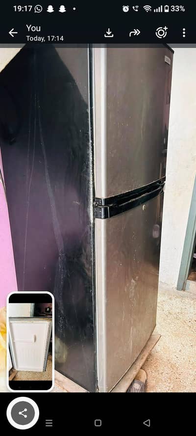 Orient 2 Door Refrigerator 10 Cft Grey Color
