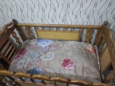 kids wooden cot | baby bed | baby swing | baby cot