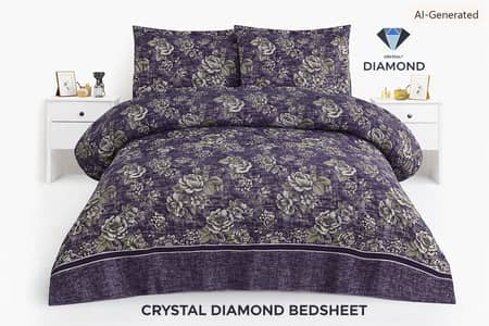 Crystal Diamond Lifetime Bedsheet Set