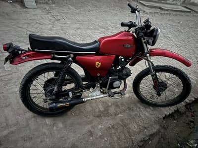 Kawasaki KE175 converted United 100