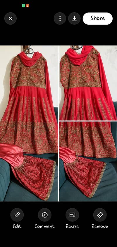 red ND grey dresses