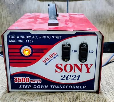 220v convert to 110v transformer good quality only 4 month use