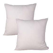Premium Quality White Cusion [ set of 2]