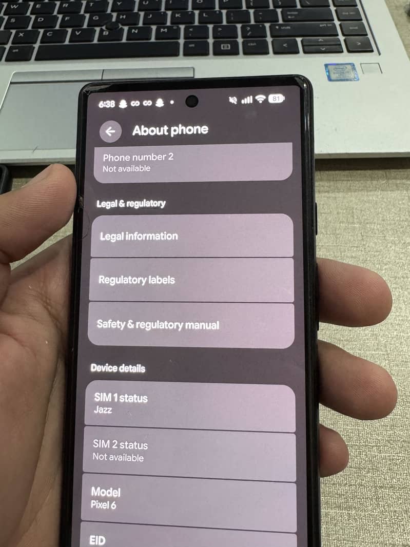 Google Pixel 6 (Sim Working) 10