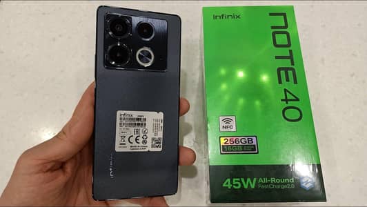 Mobile For Sale / Infinix Note 40 With Box
