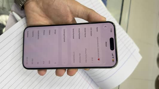 APPLE 15 pro max pta approved