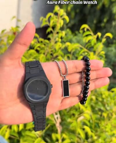 Aura fiber chain watch