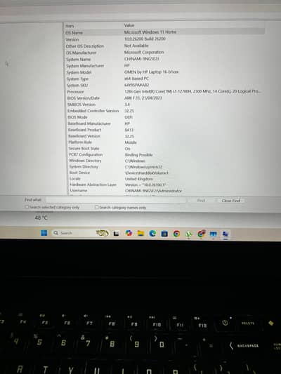HP Omen 16 Core i7 12th Gen RTX 3060 DDR5 16GB 512GB SSD