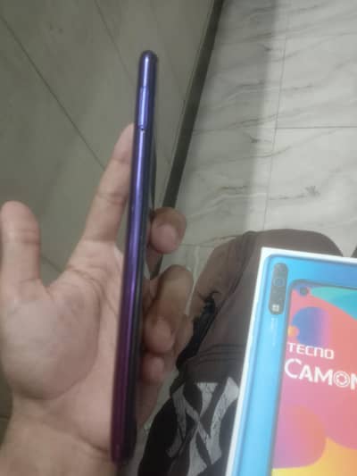 tecno camon 12 air 4/64 box charher