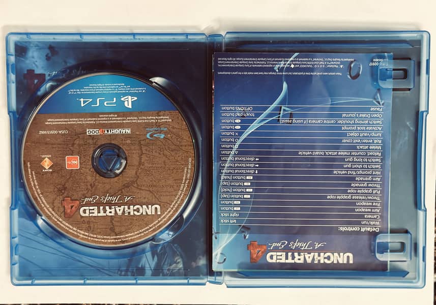 Uncharted 4 ps4 disk 1