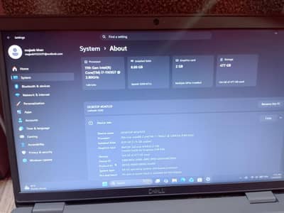 Dell Latitude 3520 | Core i7 11th Gen | MX450 2GB |