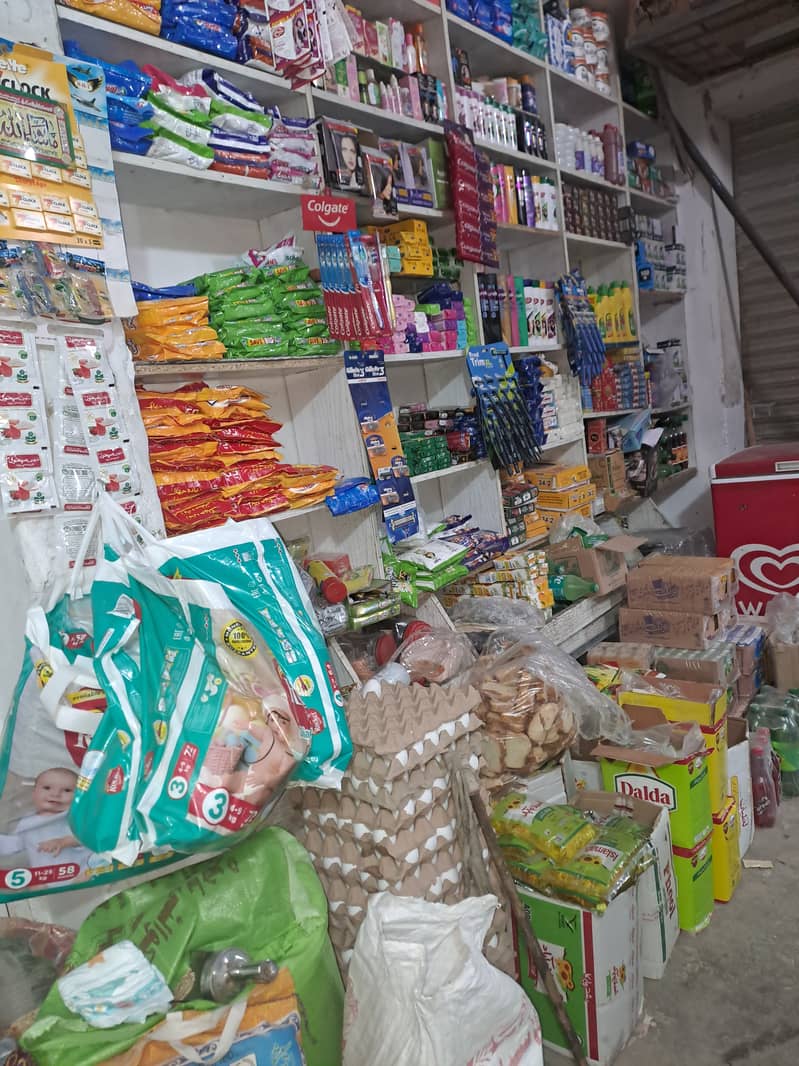 کریانہ سٹور برائے فروخت بڑی تین شٹر دوکان 1